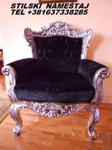 Stilske barokne fotelje,moderni barok,Novo